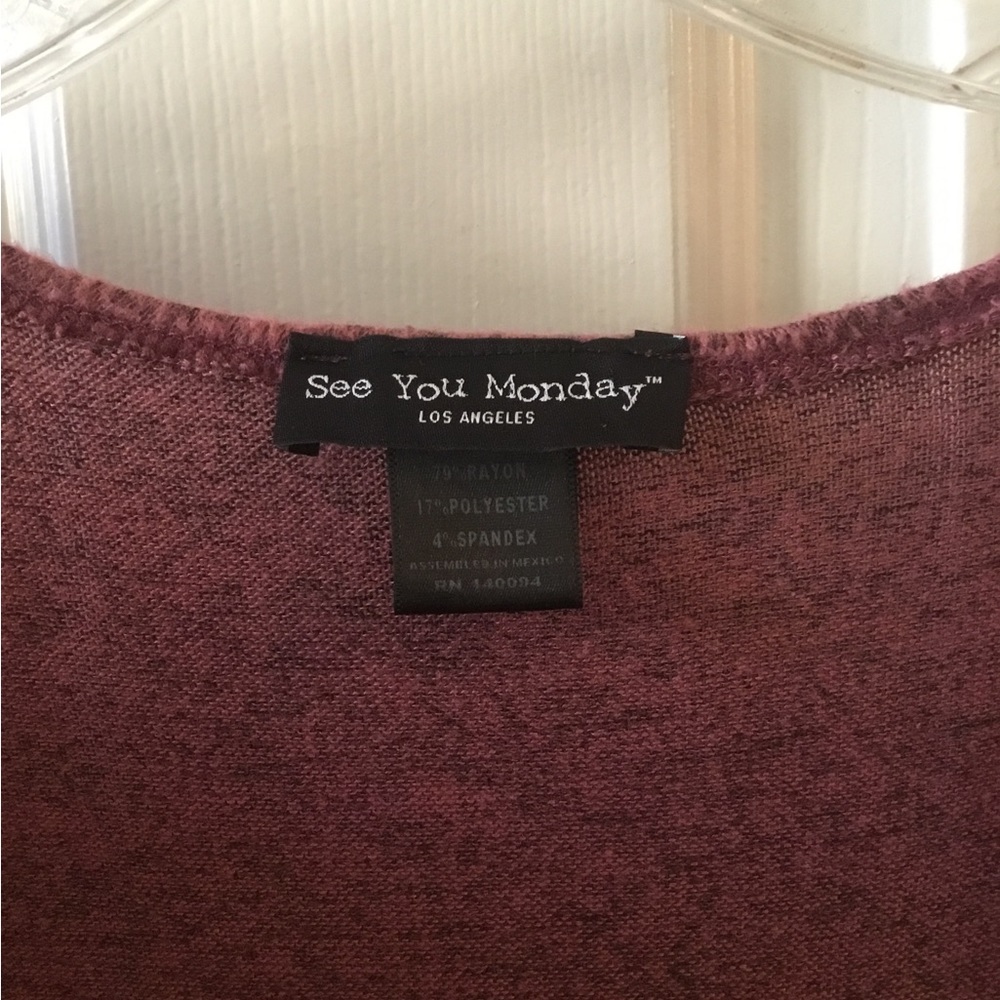3/4 length sweater